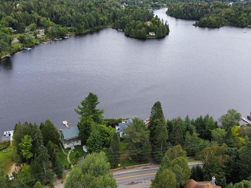 Aerial photo - 2237 Ch. Du Village, Saint-Adolphe-D'Howard, QC - Outdoor With Body Of Water With View