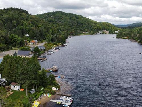 Aerial photo - 2237 Ch. Du Village, Saint-Adolphe-D'Howard, QC - Outdoor With Body Of Water With View