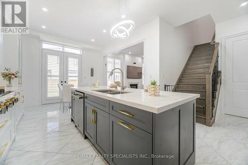 65 Bellefond Street, Vaughan (Kleinburg), ON - Indoor Photo Showing Kitchen With Double Sink