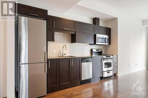 40 Nepean Street Unit#1003, Ottawa, ON - Indoor Photo Showing Kitchen With Upgraded Kitchen