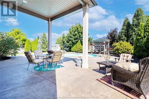 1199 Regency Crescent, Lakeshore, ON - Outdoor With In Ground Pool With Deck Patio Veranda