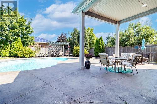 1199 Regency Crescent, Lakeshore, ON - Outdoor With In Ground Pool With Deck Patio Veranda