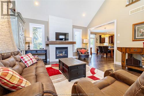 1199 Regency Crescent, Lakeshore, ON - Indoor Photo Showing Living Room With Fireplace