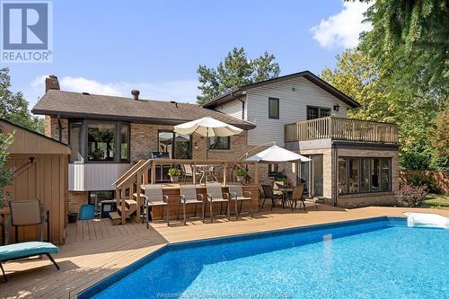 1537 Rosati, Lasalle, ON - Outdoor With In Ground Pool With Deck Patio Veranda With Exterior