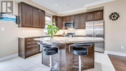 2018 Lushes Avenue, Mississauga, ON - Indoor Photo Showing Kitchen With Stainless Steel Kitchen With Upgraded Kitchen