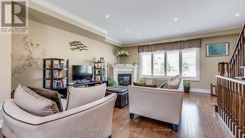 2018 Lushes Avenue, Mississauga (Clarkson), ON - Indoor Photo Showing Living Room With Fireplace