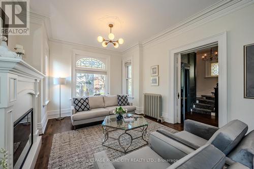 138 Dublin Street N, Guelph (Exhibition Park), ON - Indoor Photo Showing Living Room With Fireplace