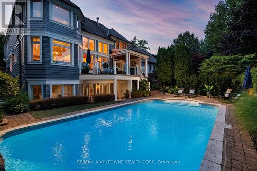 18 Holyrood Avenue, Oakville, ON - Outdoor With In Ground Pool