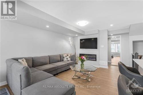 804 Mikinak Road, Ottawa, ON - Indoor Photo Showing Living Room With Fireplace