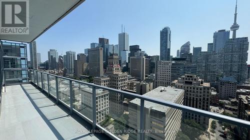 2403 - 210 Simcoe Street, Toronto (University), ON - Outdoor With Balcony With View