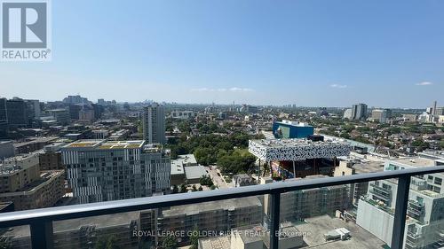 2403 - 210 Simcoe Street, Toronto (University), ON - Outdoor With Balcony With View