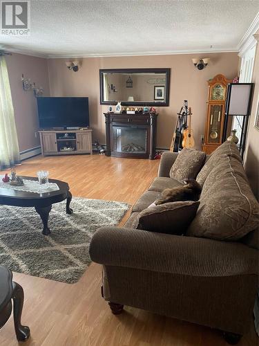 74 Harbour Drive, Fogo Island, NL - Indoor Photo Showing Living Room With Fireplace