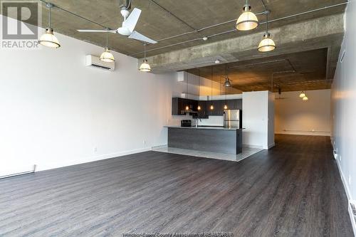 1445 Ouellette Unit# Loft 2, Windsor, ON - Indoor Photo Showing Kitchen