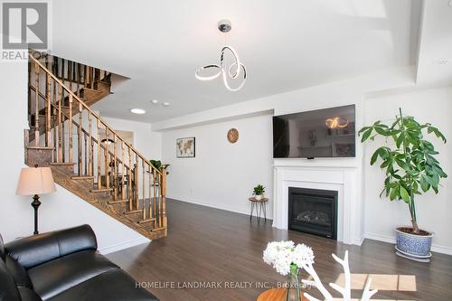 7 Westbury Way, Whitby (Brooklin), ON - Indoor Photo Showing Living Room With Fireplace