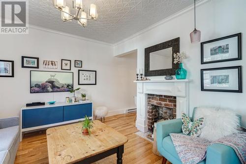 21 Bond Street, St. John'S, NL - Indoor Photo Showing Living Room With Fireplace