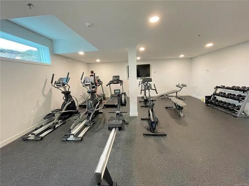 103-4810 Cedar Ridge Pl, Nanaimo, BC - Indoor Photo Showing Gym Room