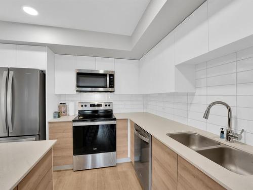 103-4810 Cedar Ridge Pl, Nanaimo, BC - Indoor Photo Showing Kitchen With Double Sink