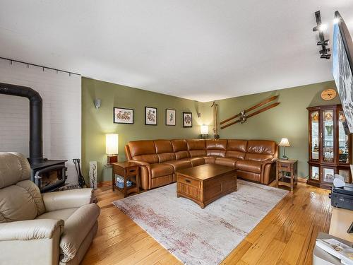 217-205 1St St, Courtenay, BC - Indoor Photo Showing Living Room With Fireplace