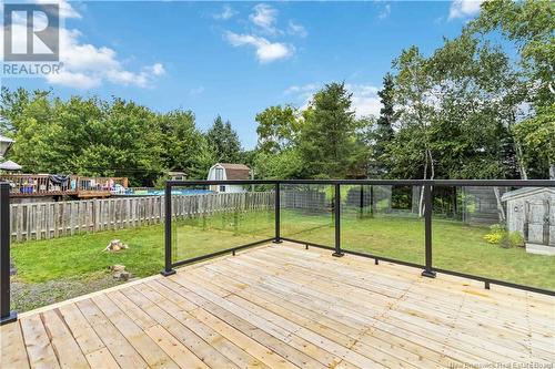 43 Finnamore Street, Oromocto, NB - Outdoor With Deck Patio Veranda With Backyard