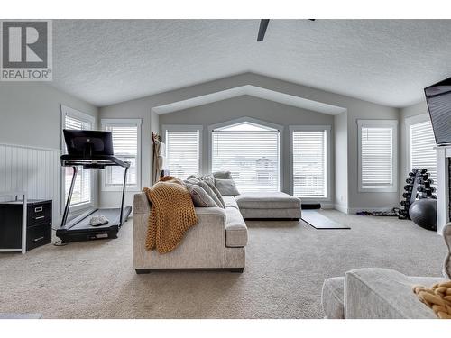 7127 Foxridge Avenue, Prince George, BC - Indoor Photo Showing Living Room With Fireplace