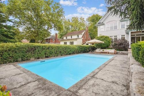 621 Hurd Avenue, Burlington, ON - Outdoor With In Ground Pool With Backyard