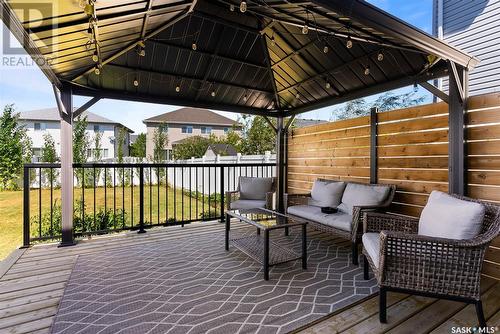 4522 Green Brooks Way E, Regina, SK - Outdoor With Deck Patio Veranda With Exterior