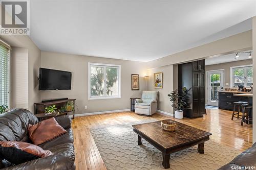 3328 Ortona Street, Saskatoon, SK - Indoor Photo Showing Living Room With Fireplace