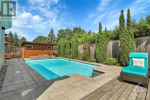 36 Cimarron Crescent, Ottawa, ON - Outdoor With In Ground Pool With Deck Patio Veranda With Backyard