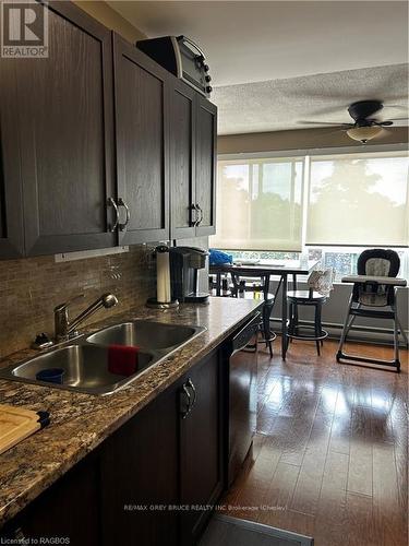 303 - 850 6Th Street E, Owen Sound, ON - Indoor Photo Showing Kitchen With Double Sink