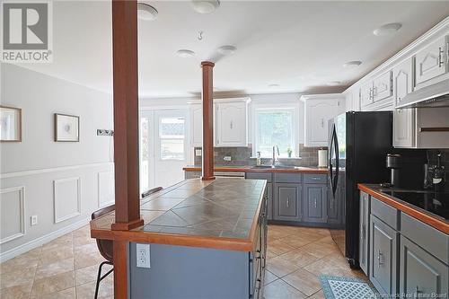 110 Burlock Beach Road, Wuhrs Beach, NB - Indoor Photo Showing Kitchen With Double Sink