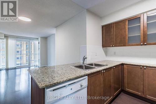 2401 - 761 Bay Street, Toronto (Bay Street Corridor), ON - Indoor Photo Showing Kitchen With Double Sink