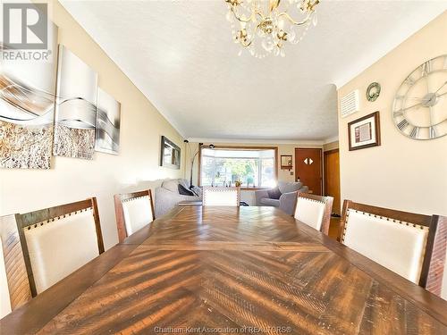 58 Coatsworth Avenue, Chatham, ON - Indoor Photo Showing Dining Room