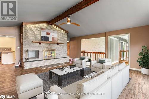 31 Dorthy Drive, Quinte West, ON - Indoor Photo Showing Living Room With Fireplace