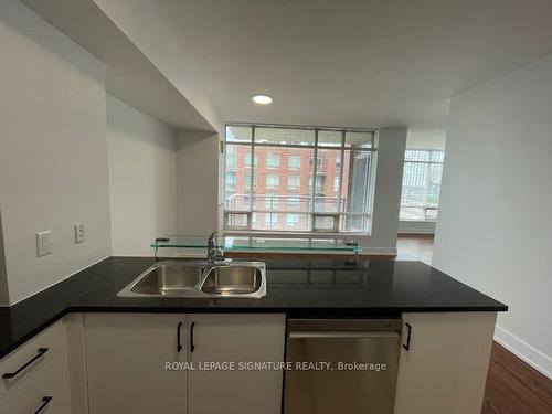 807E-500 Queens Quay W, Toronto, ON - Indoor Photo Showing Kitchen With Double Sink