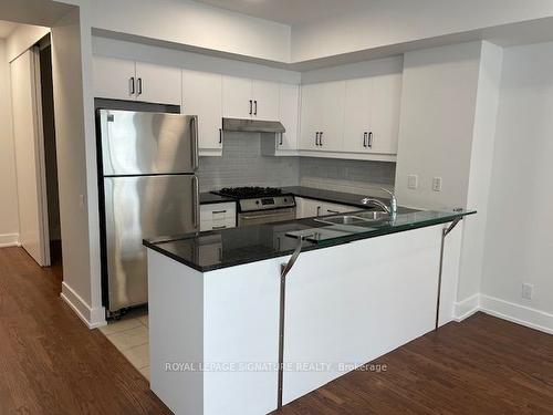 807E-500 Queens Quay W, Toronto, ON - Indoor Photo Showing Kitchen With Stainless Steel Kitchen With Double Sink