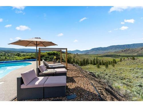 5657 Beaton Road, Kamloops, BC - Outdoor With In Ground Pool With View