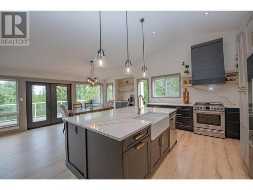 209 Horner Road, Lumby, BC - Indoor Photo Showing Kitchen With Upgraded Kitchen