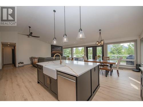 209 Horner Road, Lumby, BC - Indoor Photo Showing Kitchen With Upgraded Kitchen