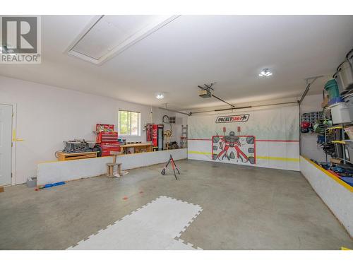 209 Horner Road, Lumby, BC - Indoor Photo Showing Garage