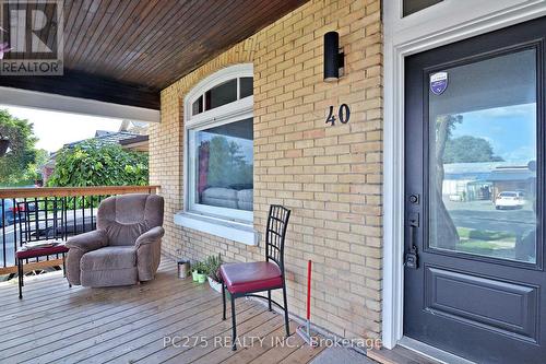 40 Young Street, Woodstock, ON - Outdoor With Deck Patio Veranda With Exterior