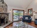 1071 Sunny Lake Road Unit# Unit 1, Gravenhurst, ON  - Indoor Photo Showing Living Room With Fireplace 