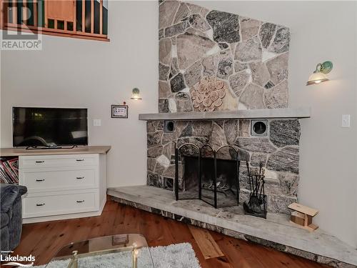 1071 Sunny Lake Road Unit# Unit 1, Gravenhurst, ON - Indoor With Fireplace