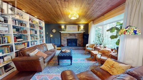 8061 265 Road, Fort St. John, BC - Indoor Photo Showing Living Room With Fireplace