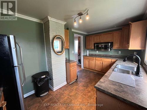 161 Middleton Avenue, Timmins (Timmins South - East), ON - Indoor Photo Showing Kitchen With Double Sink