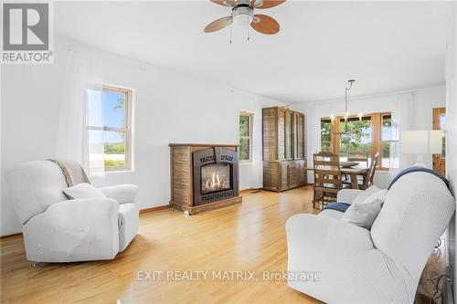 2970 Bay Road, Prescott And Russell, ON - Indoor Photo Showing Living Room With Fireplace