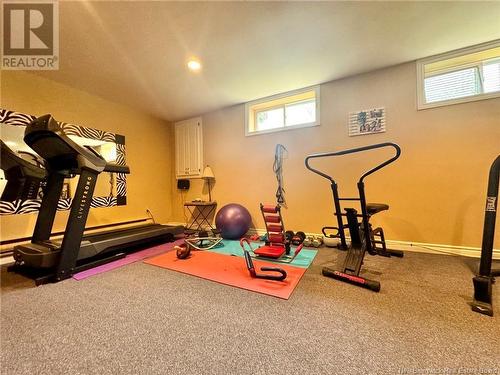 36 Aitken Avenue, Miramichi, NB - Indoor Photo Showing Gym Room