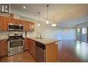 3229 Skyview Lane Unit# 208, West Kelowna, BC  - Indoor Photo Showing Kitchen With Double Sink 