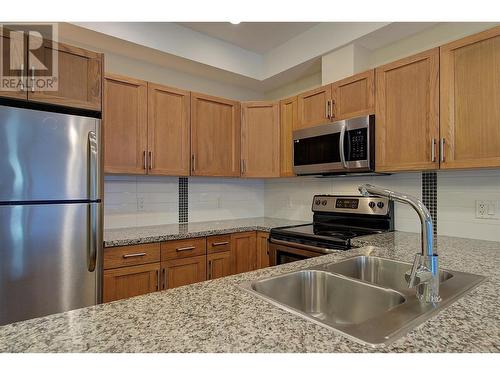 3229 Skyview Lane Unit# 208, West Kelowna, BC - Indoor Photo Showing Kitchen With Double Sink