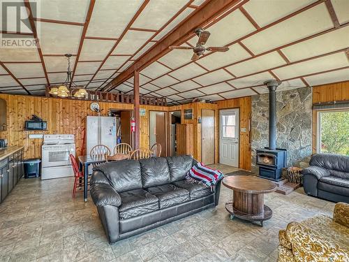 Lot 2 Sub 5 Lakeshore Drive, Meeting Lake, SK - Indoor Photo Showing Living Room With Fireplace