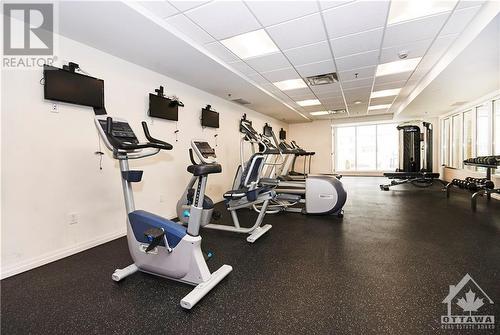 242 Rideau Street Unit#801, Ottawa, ON - Indoor Photo Showing Gym Room